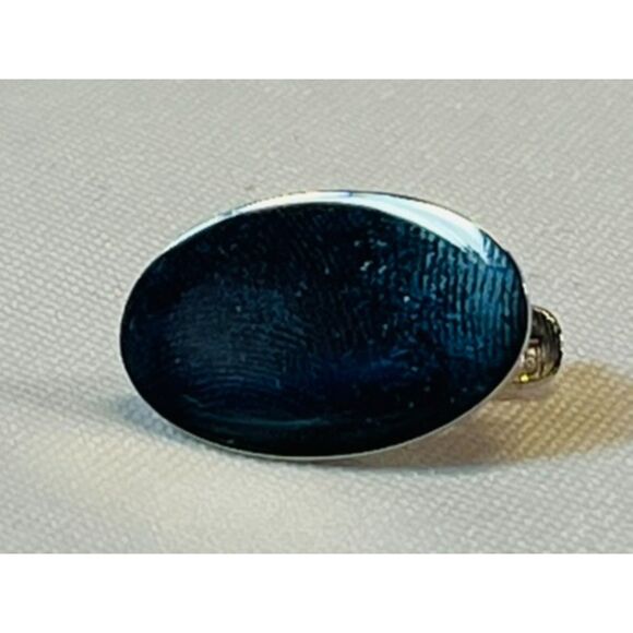 Vintage Anson Silver Tie Tack Clip Original Box Mid Century Draper Madmen - Picture 2 of 8